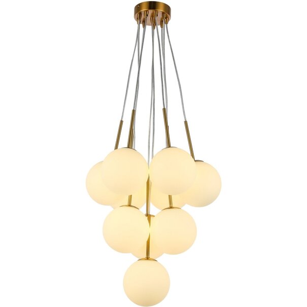 Luxury Living Hanglamp Luna White Gold