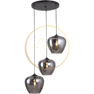 Olivia Hanglamp 3-Licht Rond