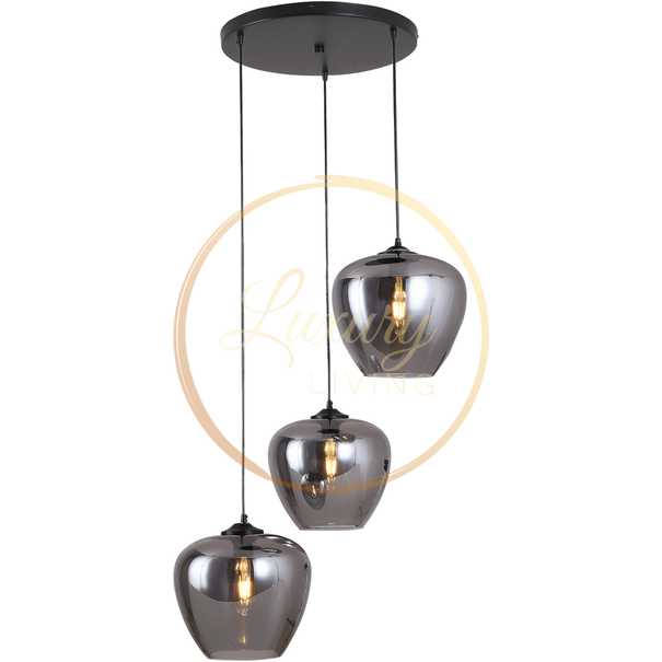 Luxury Living Luxury Living hanglamp Olivia 3-Lichts Rond