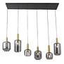 Luxury Living 6-Licht Hanglamp LILY met Mix van maten