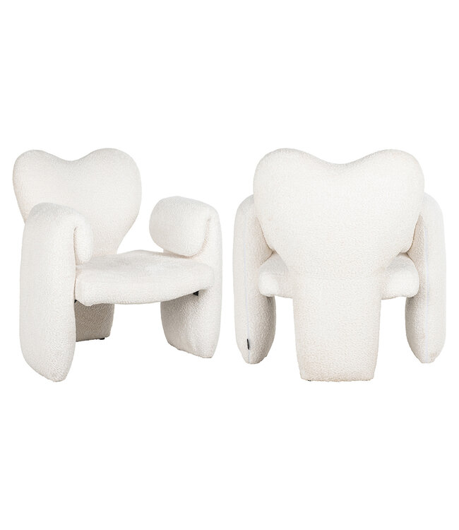 Richmond Interiors fauteuil Didi white sheep