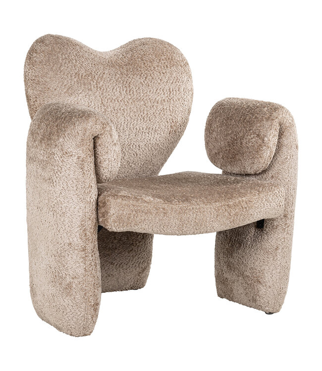 Richmond Interiors fauteuil Didi natural sheep kleur 01 Nature