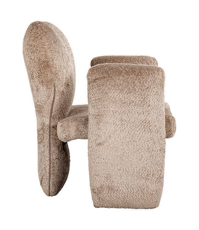 Richmond Interiors fauteuil Didi natural sheep kleur 01 Nature