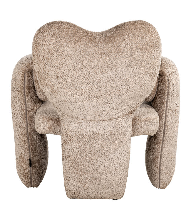 Richmond Interiors fauteuil Didi natural sheep kleur 01 Nature