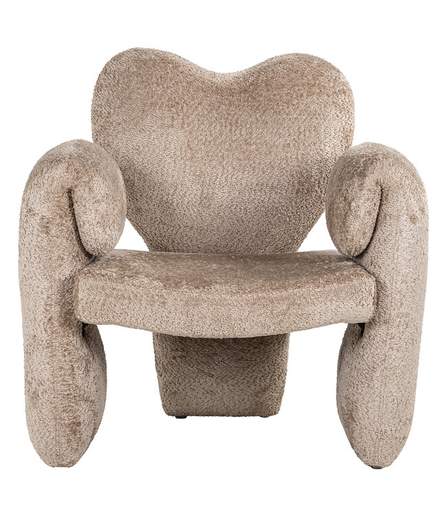 Richmond Interiors fauteuil Didi natural sheep kleur 01 Nature