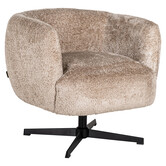 Richmond Interiors Draaifauteuil Estelle Sheep Nature