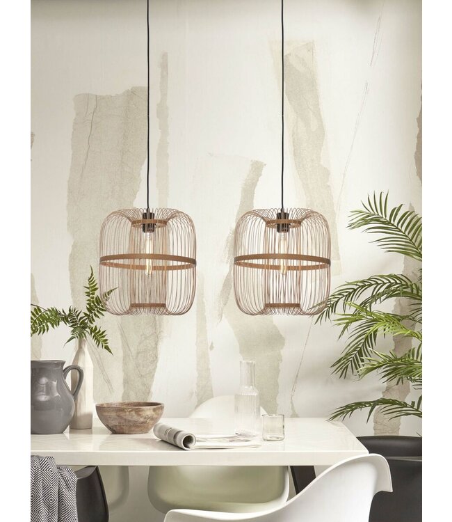 Good&Mojo hanglamp Hokkaido bamboe in 2 kleuren