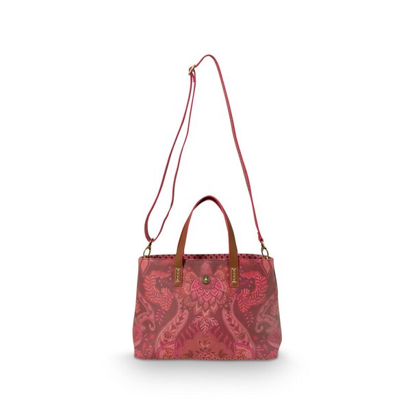 Pip Studio Shopper Small Kyoto Festival Dark Pink 33/39x22x10cm