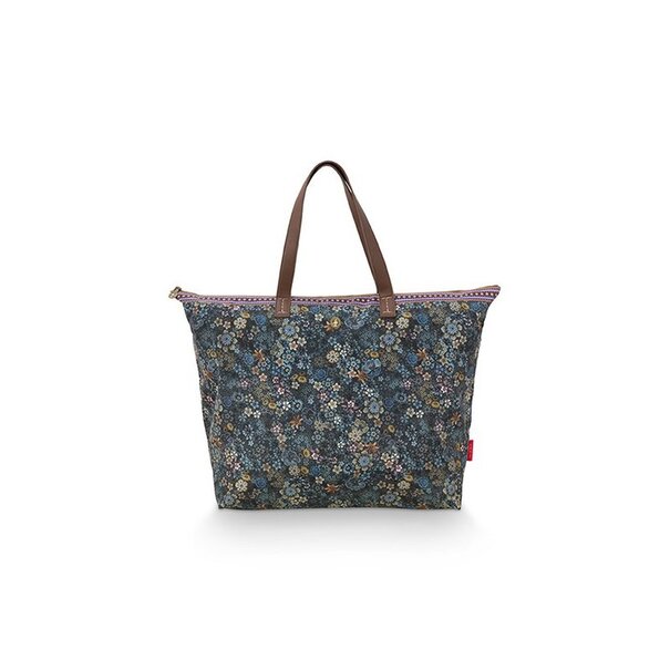 Pip Studio Tote Bag Tutti i Fiori Blue 66x20x44cm