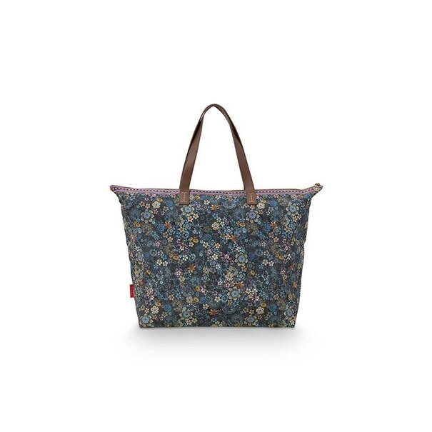 Pip Studio Tote Bag Tutti i Fiori Blue 66x20x44cm