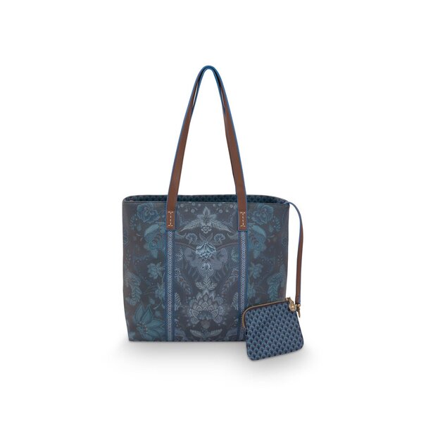 Pip Studio Shopper Medium Kyoto Festival Indigo Blue 32/47x31x18.5cm