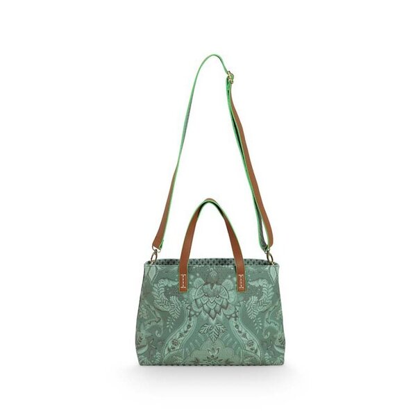 Pip Studio Shopper Klein Kyoto Festival Groen 33/39x22x10cm