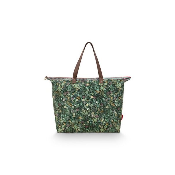 Pip Studio Tote Bag Tutti i Fiori Green 66x20x44cm