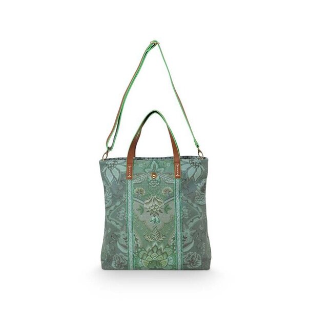 Pip Studio Pip Studio Shopper Plein Kyoto Festival Groen 33x36x10cm