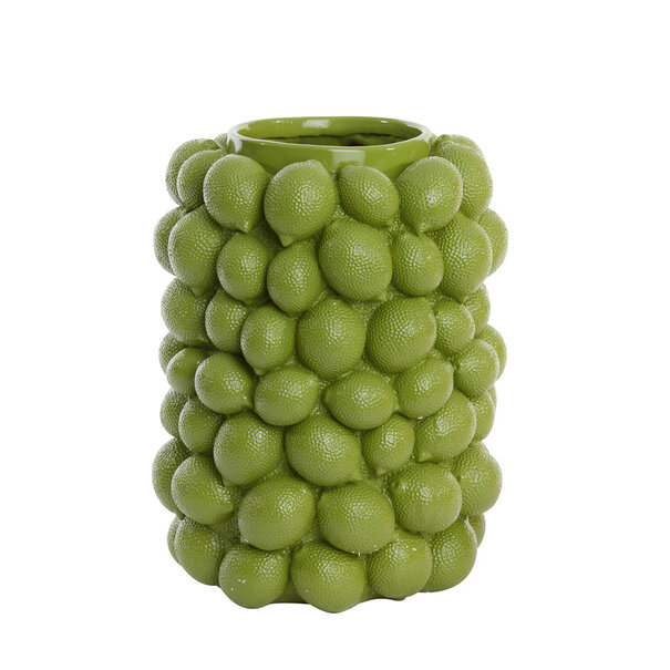 Light & Living Light & Living Vase deco 31x41 cm LEMON green