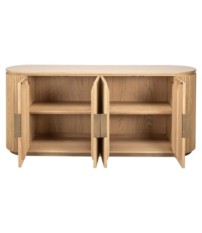 Richmond Interiors Dressoir Belfort 4-deurs (Natural oak)