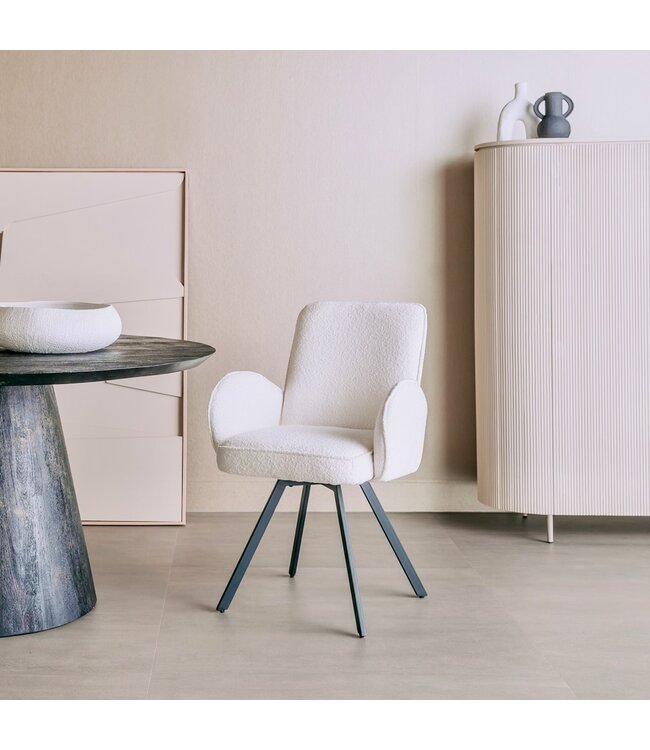 Tower Living draaibare eetkamerstoel Livo (3 kleuren)