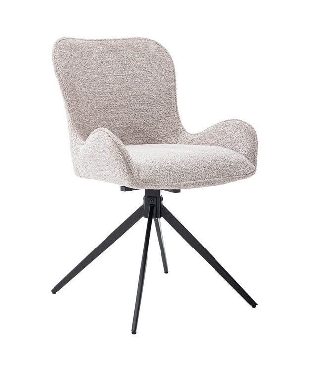 Tower Living draaibare eetkamerstoel Sora (3 kleuren)