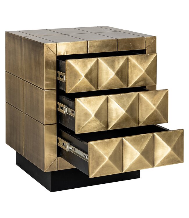 Richmond Interiors ladenkast Collada (Brushed Gold)  - Copy