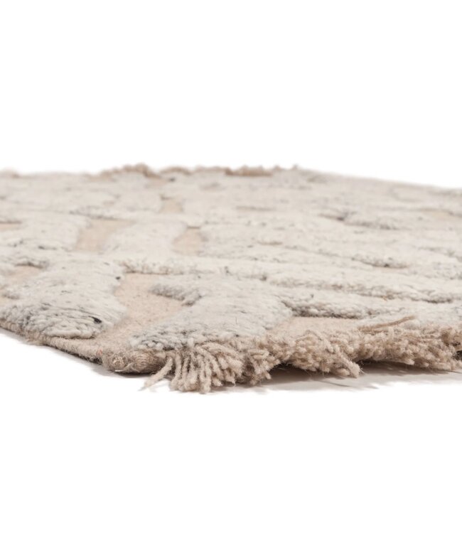 Wollen vloerkleed Step in 3 maten