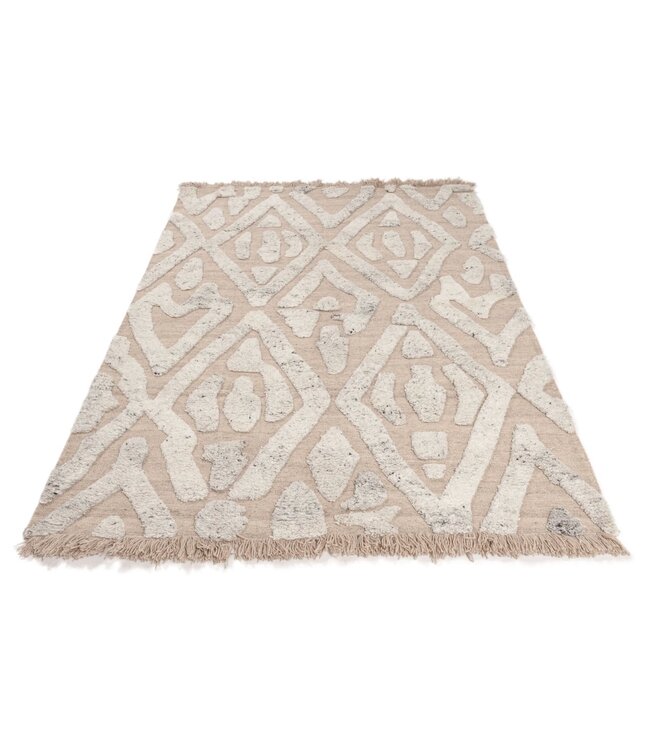 Wollen vloerkleed Step in 3 maten