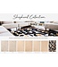 Wollen vloerkleed Desert Wave Off White in 3 maten