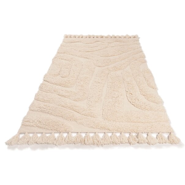 Lifestyle Interior Wollen vloerkleed Desert Wave Off White in 3 maten