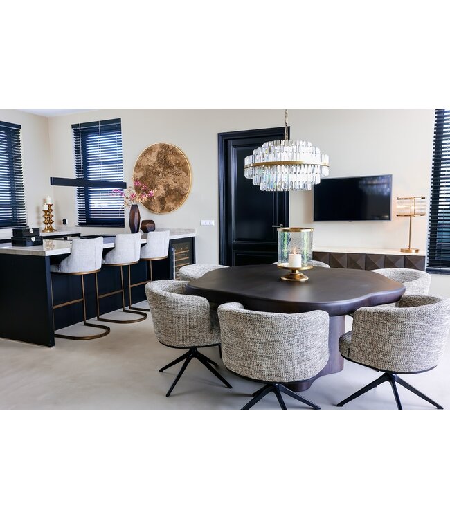 Richmond Interiors eettafel Sherman organisch vierkant