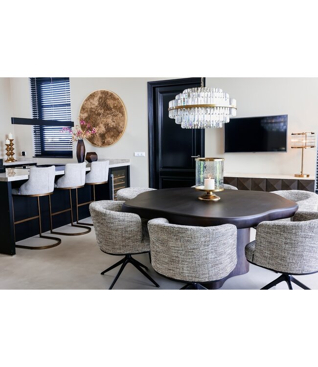 Richmond Interiors eettafel Sherman organisch vierkant