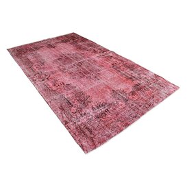 Roze vintage vloerkleed - 278x168 cm