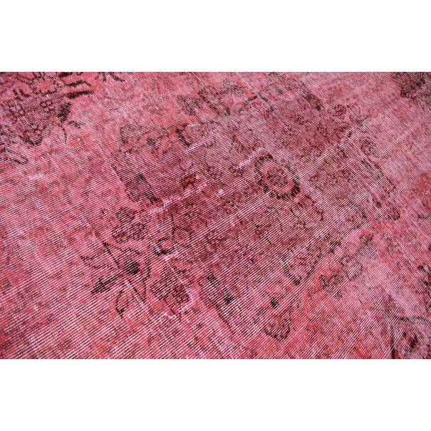 Yelvaer Roze vintage vloerkleed - 278x168 cm - HANDGEMAAKT