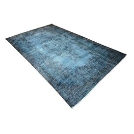 Blauw vintage vloerkleed - 295x180 cm