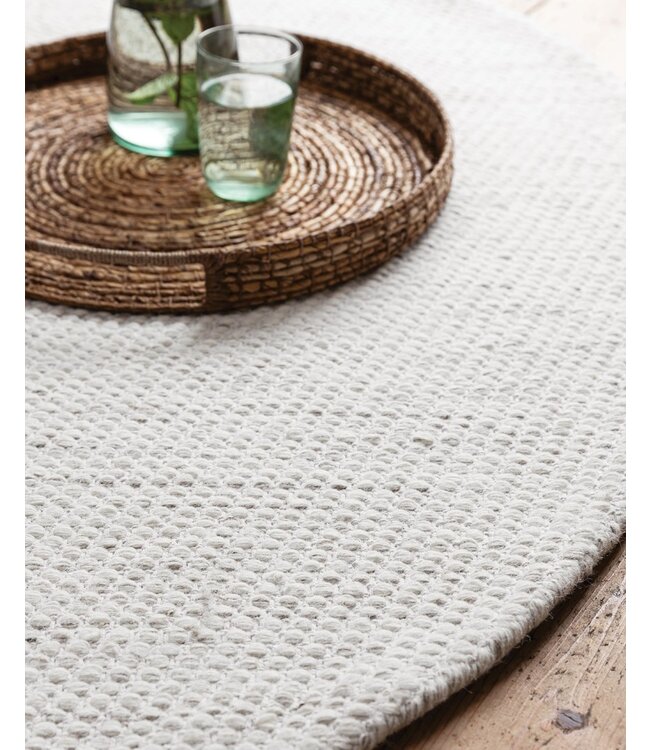 Must Living vloerkleed ASURI Ivory rond