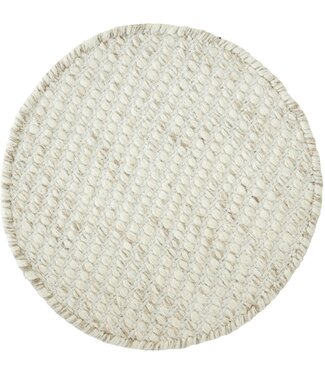 Must Living Vloerkleed ASURI Ivory rond