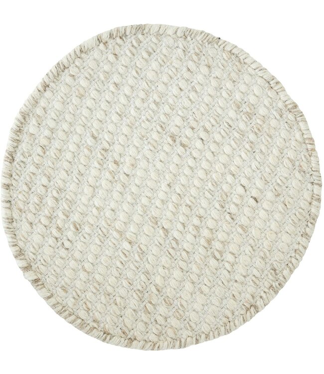 Must Living vloerkleed ASURI Ivory rond