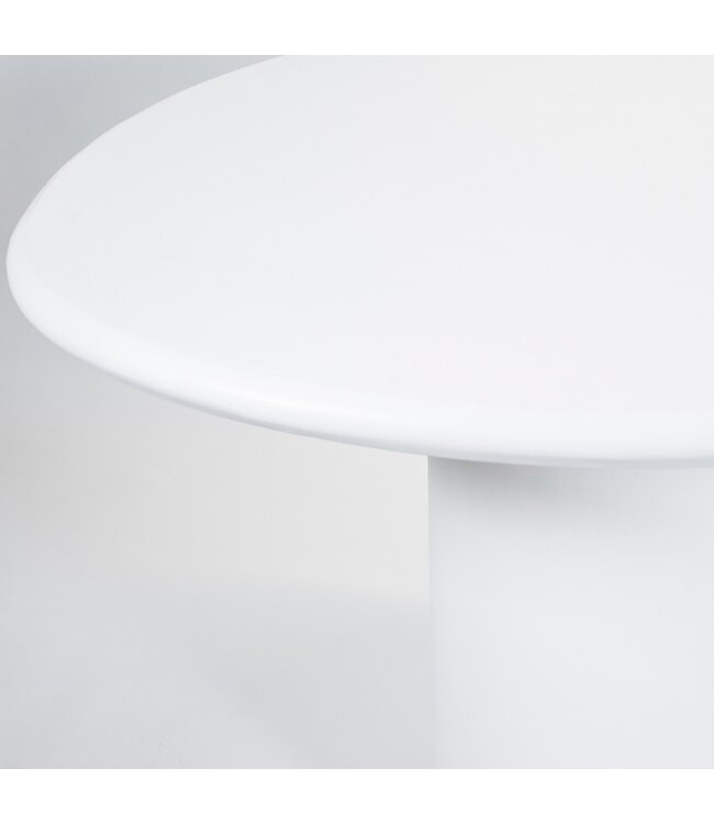 By-Boo eettafel SEKI in organische vorm wit