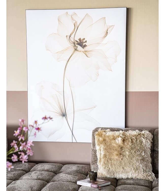 Urban Cotton wandkleed White Flowers