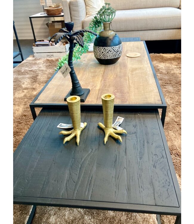 Kandelaar Vogelpoot goudkleurig