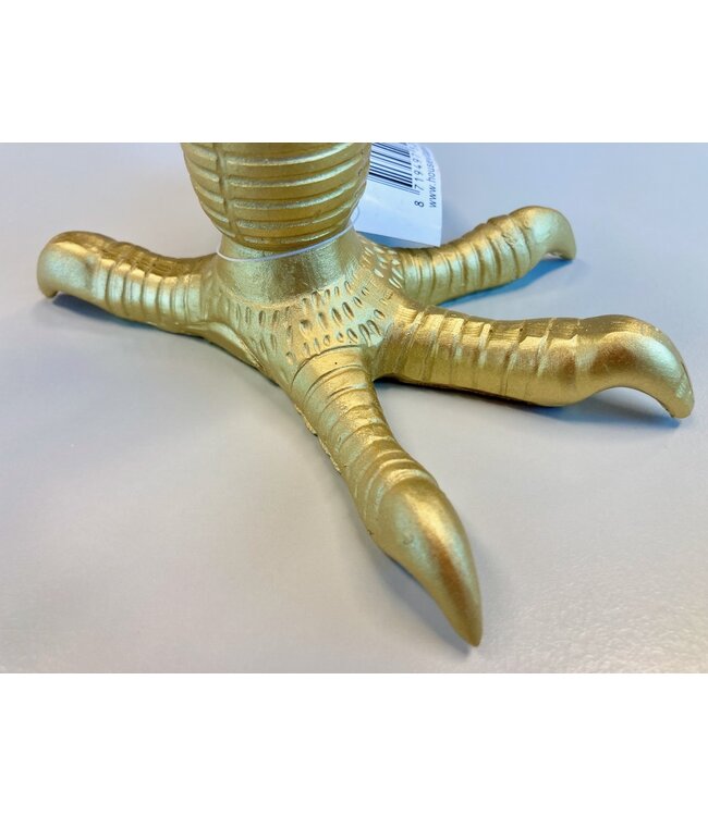 Kandelaar Vogelpoot goudkleurig