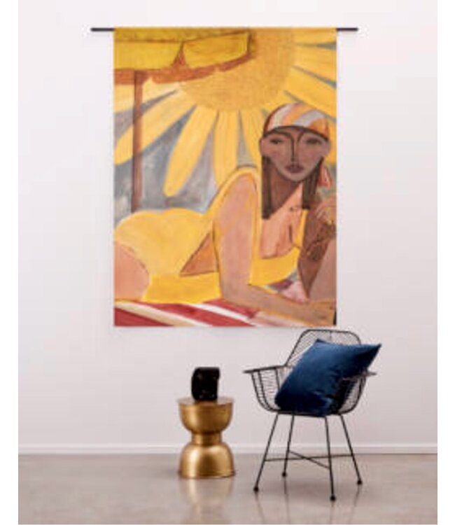 Urban Cotton wandkleed Sunflower Sun