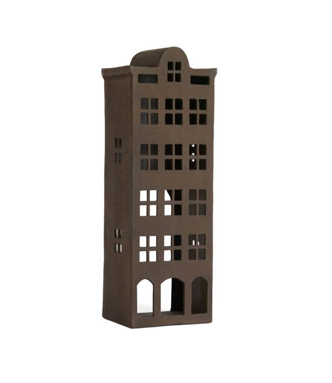 Light & Living ornament huis BANTRY Brown Large