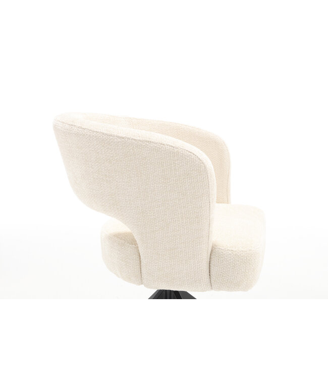 Tower Living draaibare eetkamerstoel Mura Pearl (2e kans)