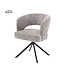 Tower Living draaibare eetkamerstoel Mura Silver