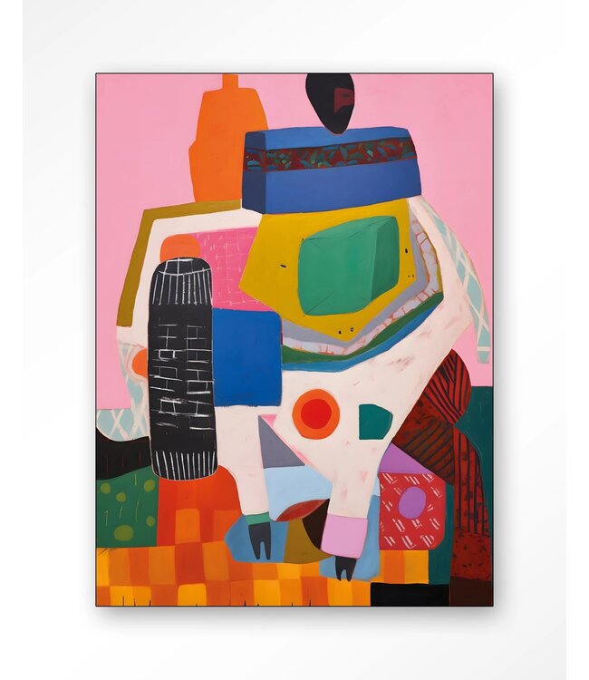 Urban Cotton Wandkleed Battle of Colour