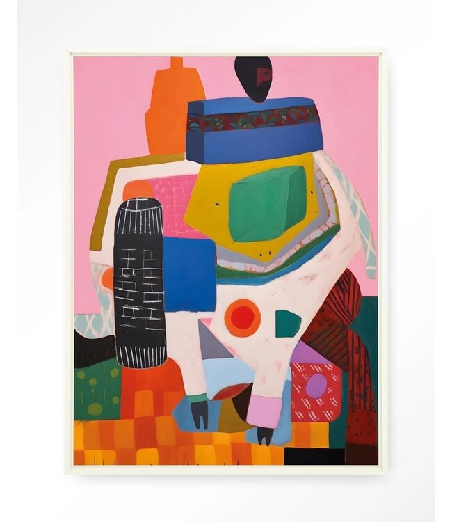 Urban Cotton Wandkleed Battle of Colour