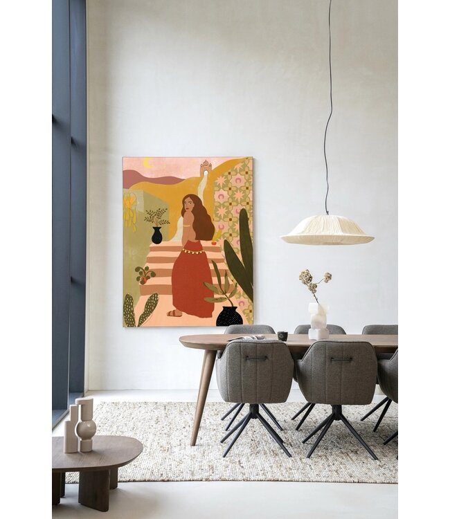 Urban Cotton Wandkleed Caribbean Night