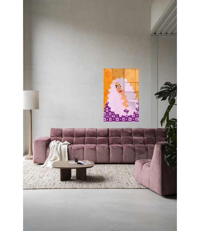 Urban Cotton glasschilderij Retro Girly