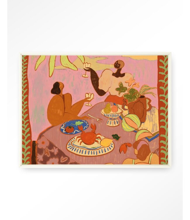 Urban Cotton wandkleed Lunch with the Ladies