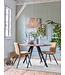 Light & Living hanglamp Flame in wit leer