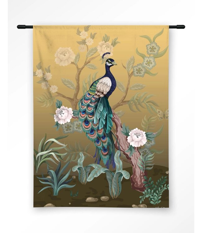 Urban Cotton Wandkleed Peacock